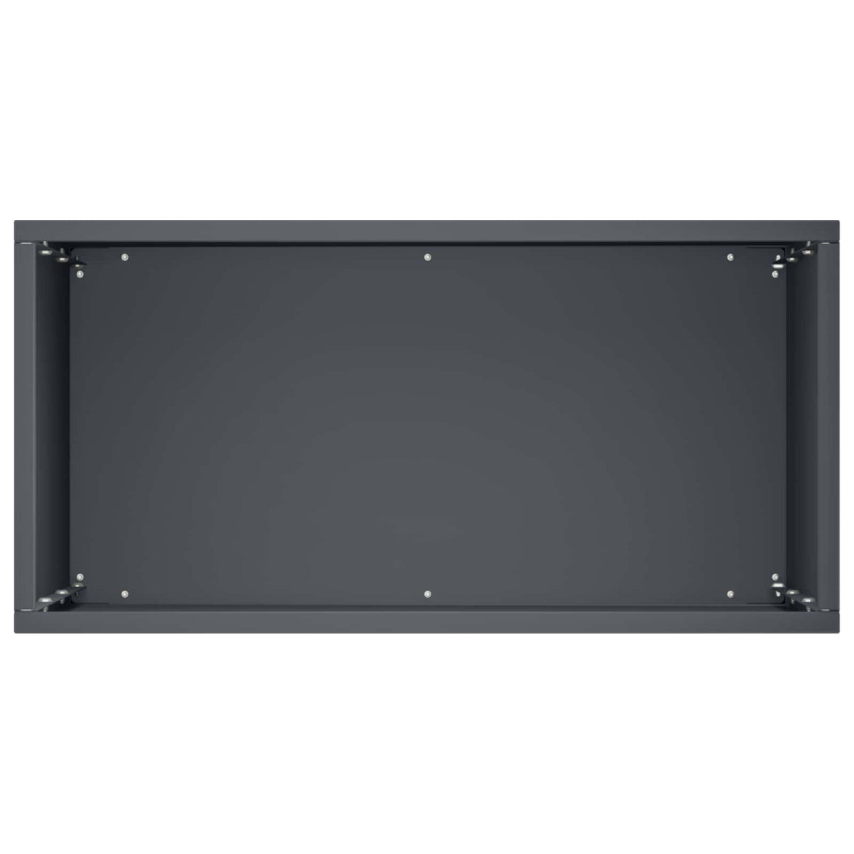 Garden Planter 2 pcs Anthracite Depth 20 cm 40 cm 50 cm