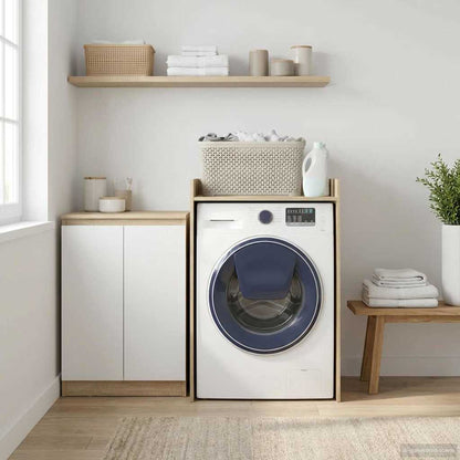 Wash Machine Cabinet with Storage 67.5 x 62 x 97 cm Sonoma oak