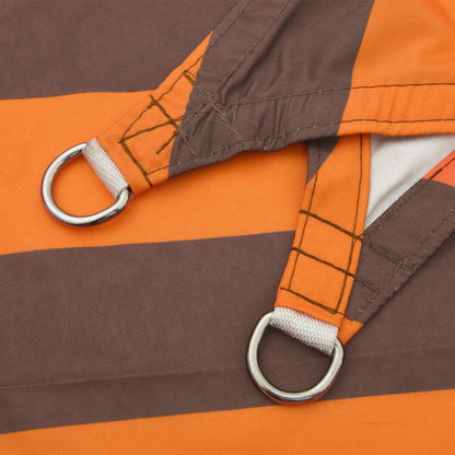 Sun Shade Sail 2.5 x 6 m 100% Polyester Oxford Orange and brown