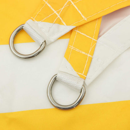 Sunshade Sail Oxford Fabric Rectangular 2x4.5 m Yellow and white