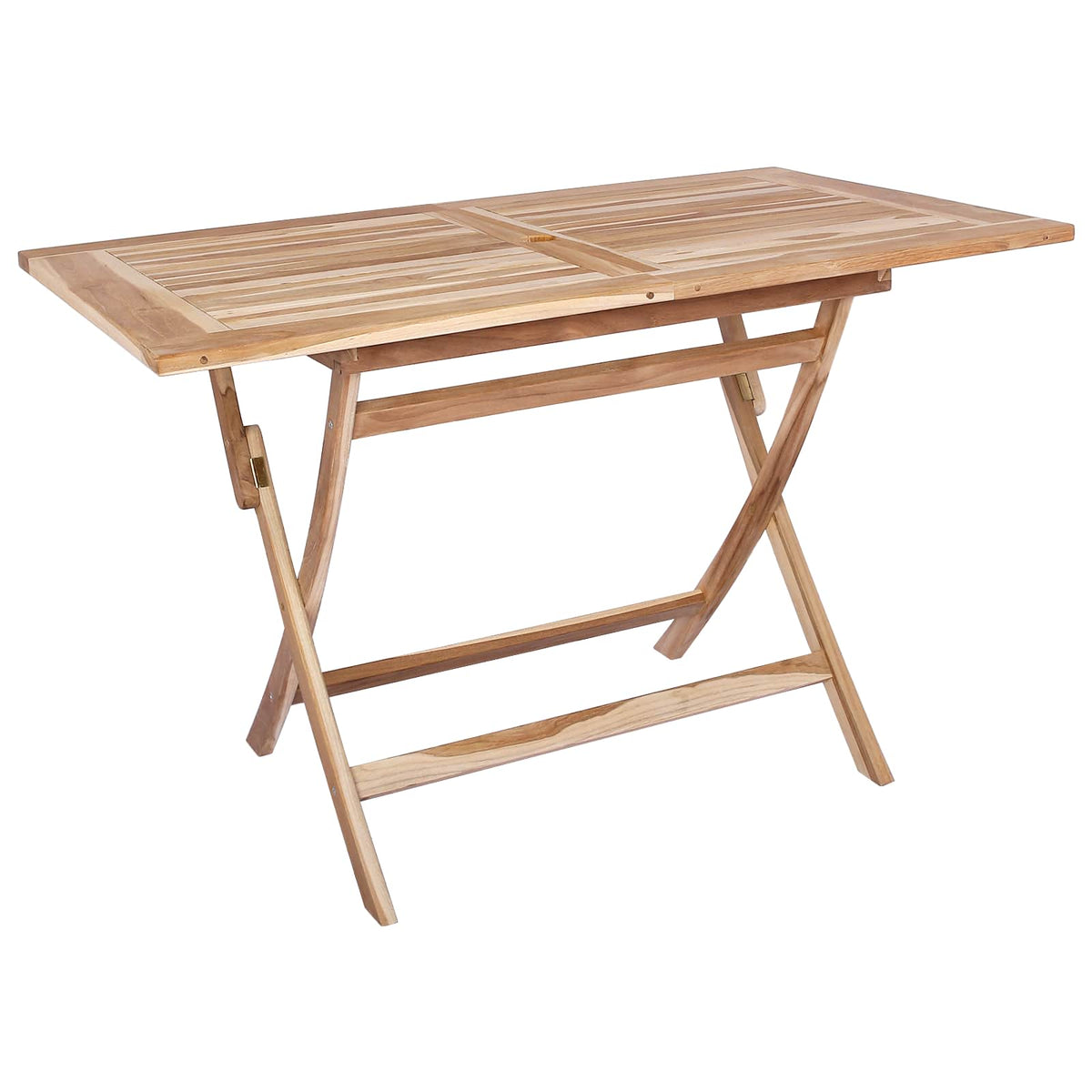 vidaXL Garden Furniture Set 5 pcs Natural Solid Teak Wood 3