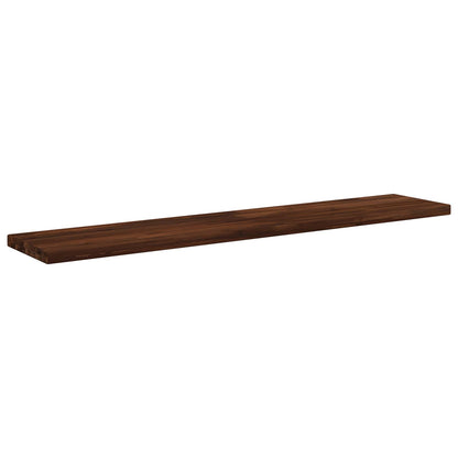 Table Top Dark Brown Rectangular Depth 20 cm 150 cm