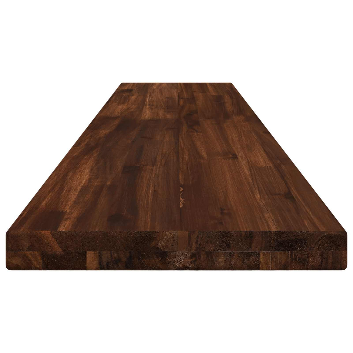 Table Top Dark Brown Rectangular Depth 20 cm 150 cm