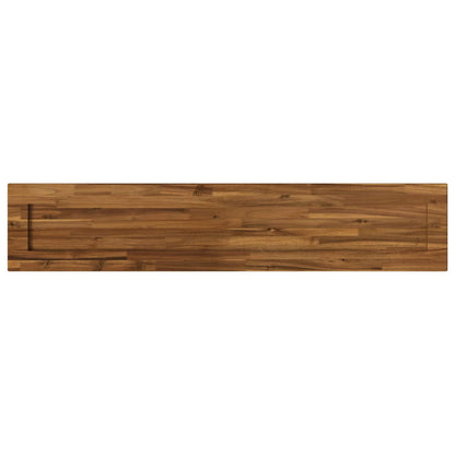 Table Top Natural Rectangular Depth 30 cm 140 cm