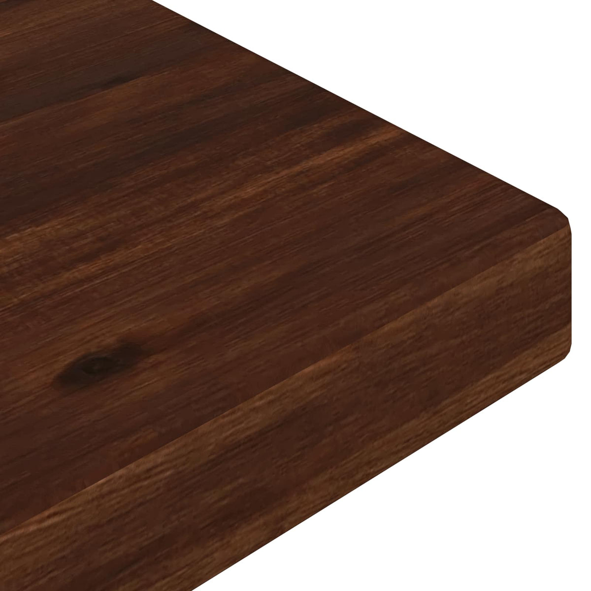 Table Top Dark Brown Rectangular Depth 30 cm 160 cm