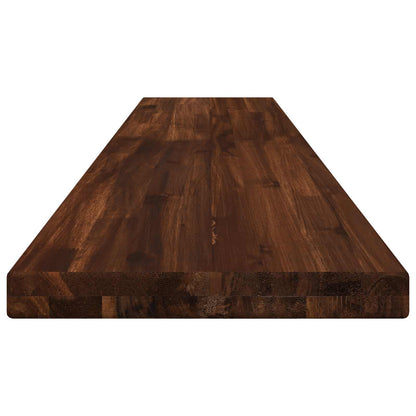 Table Top Dark Brown Rectangular Depth 30 cm 160 cm