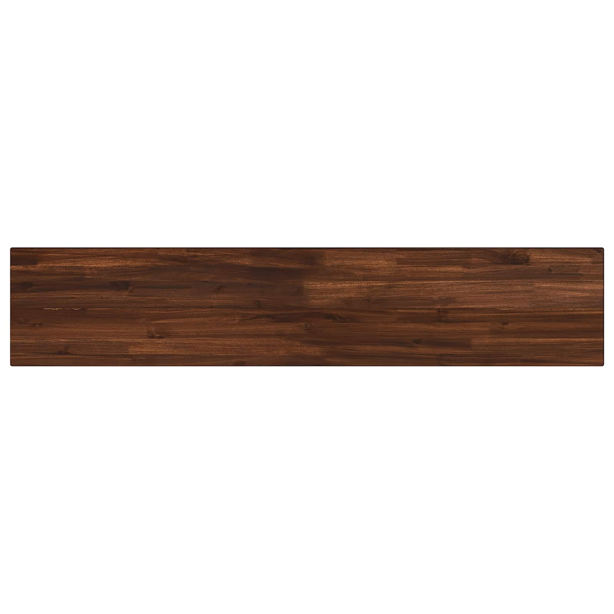Table Top Dark Brown Rectangular Depth 30 cm 160 cm