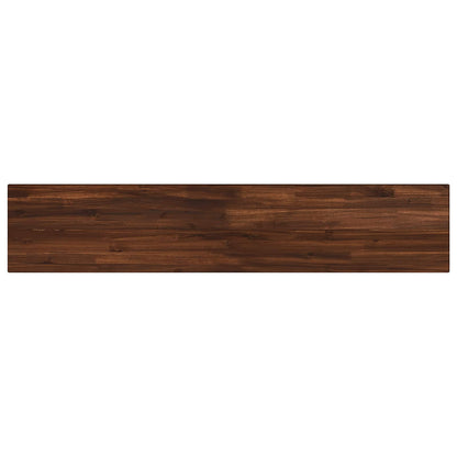 Table Top Dark Brown Rectangular Depth 30 cm 160 cm