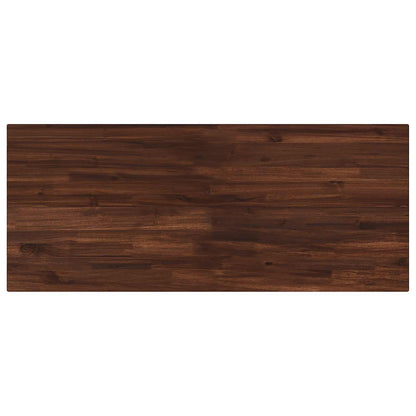 Table Top Dark Brown Rectangular Depth 40 cm 110 cm