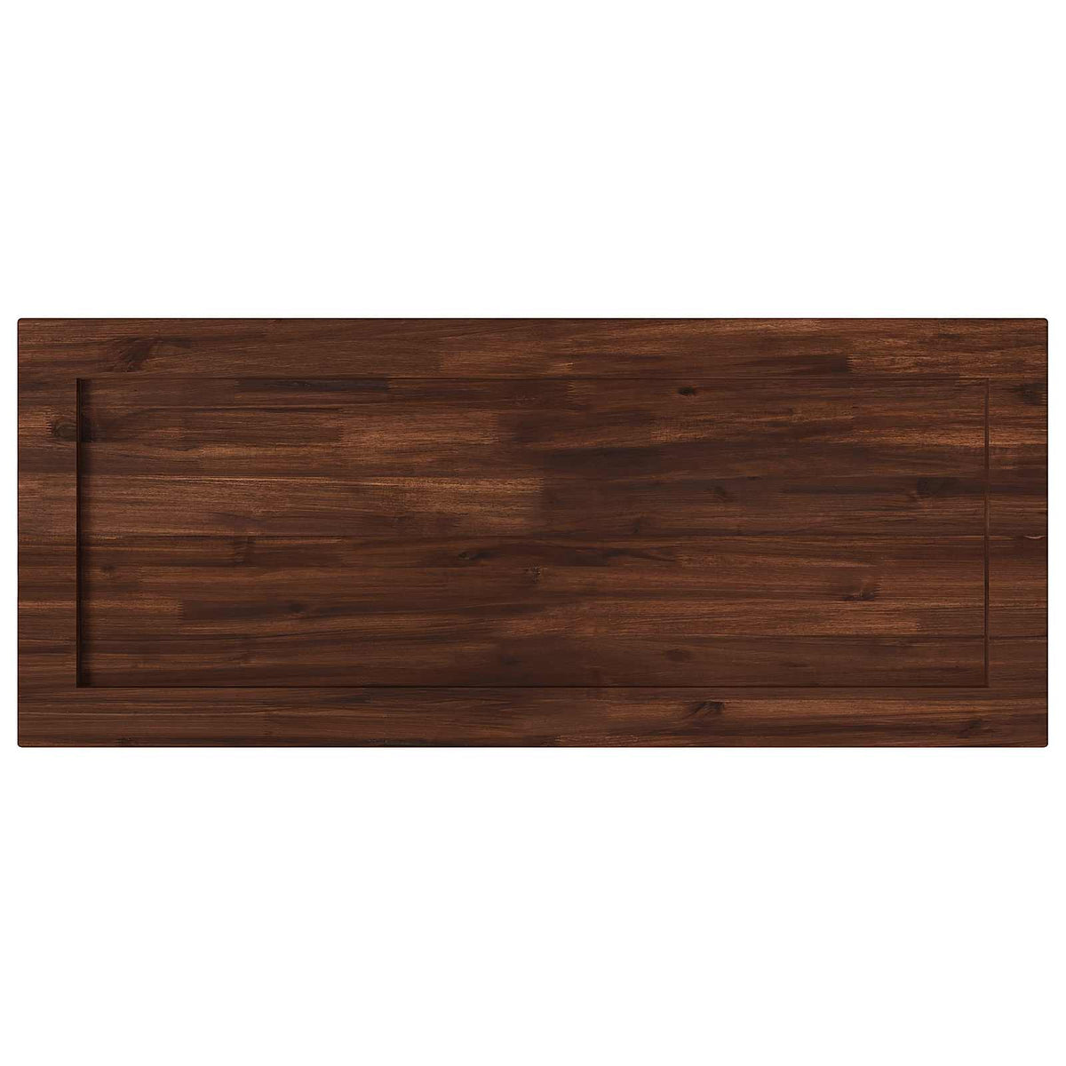 Table Top Dark Brown Rectangular Depth 50 cm 110 cm