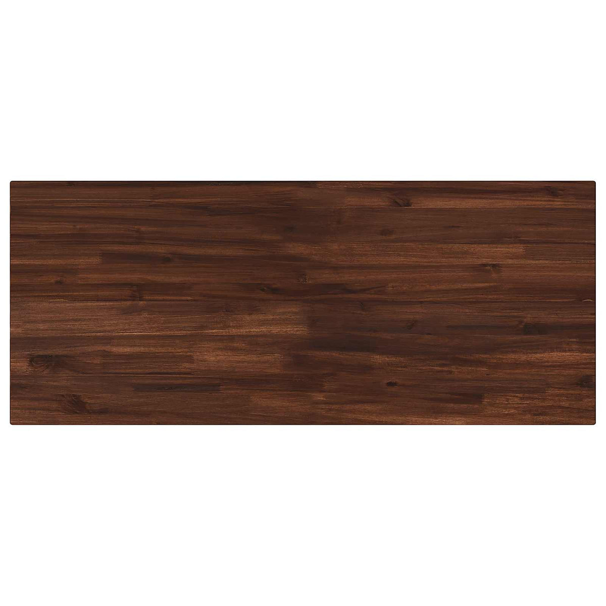 Table Top Dark Brown Rectangular Depth 50 cm 110 cm