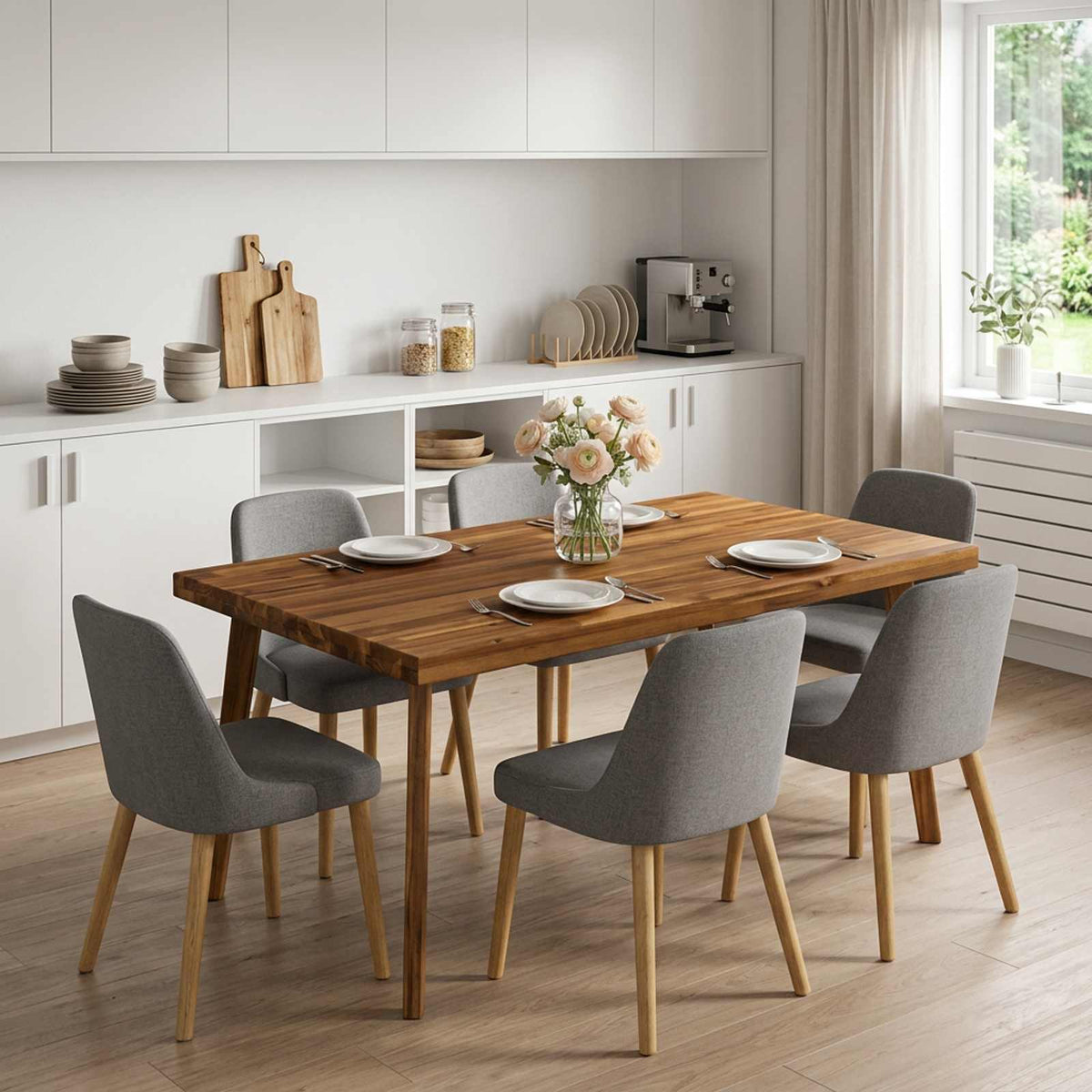 Table Top Natural Rectangular Depth 60 cm 80 cm