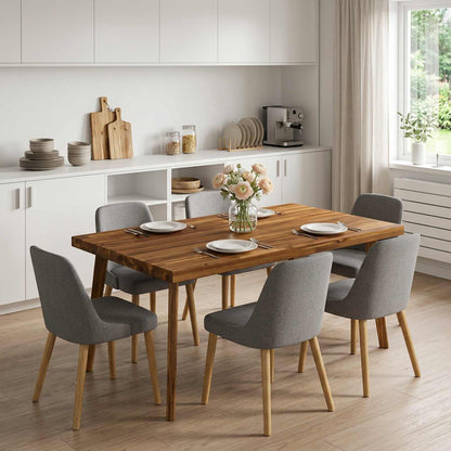 Table Top Natural Rectangular Depth 60 cm 80 cm