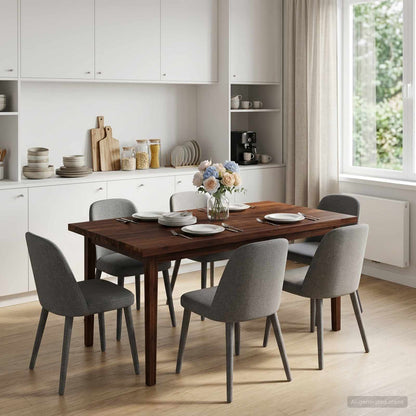 Table Top Dark Brown Rectangular Depth 60 cm 130 cm
