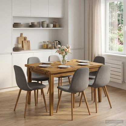 Table Top Whitewash Rectangular Depth 70 cm 70 cm