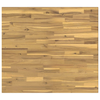 vidaXL Rectangular Table Top 80 x 80 x 3.2 cm Square Solid Acacia Wood 2