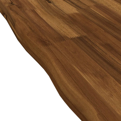 Live Edge Table Top Rectangular Natural Live Edge 1 Side Depth 50 cm 110 cm