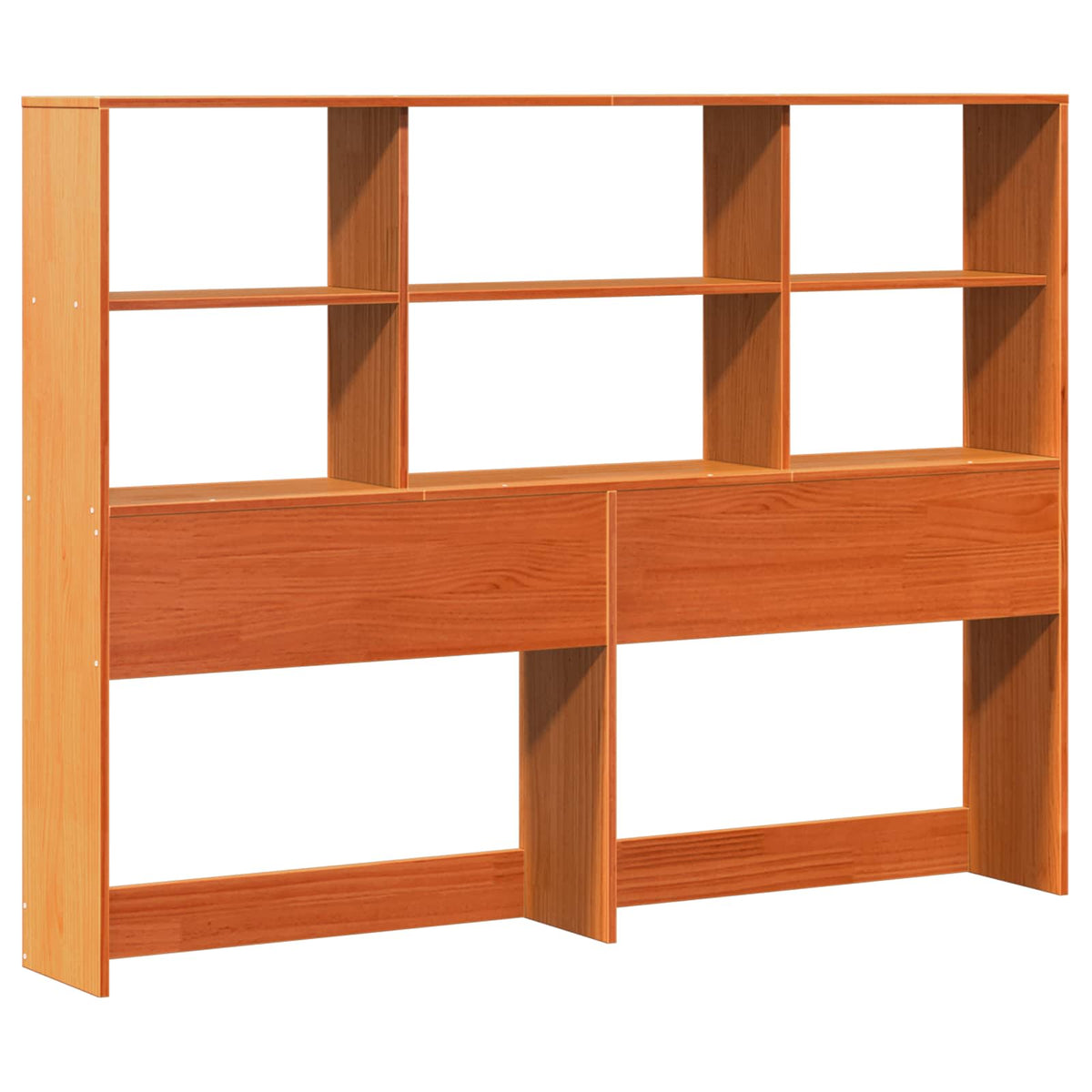 vidaXL Bed Frame with Storage Headboard Wax Brown 150 x 200 cm 3