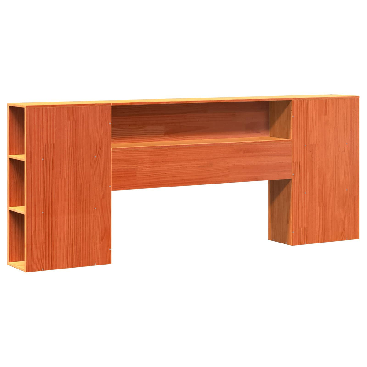 vidaXL Bed Frame with Storage Headboard Wax Brown 200 x 200 cm 3
