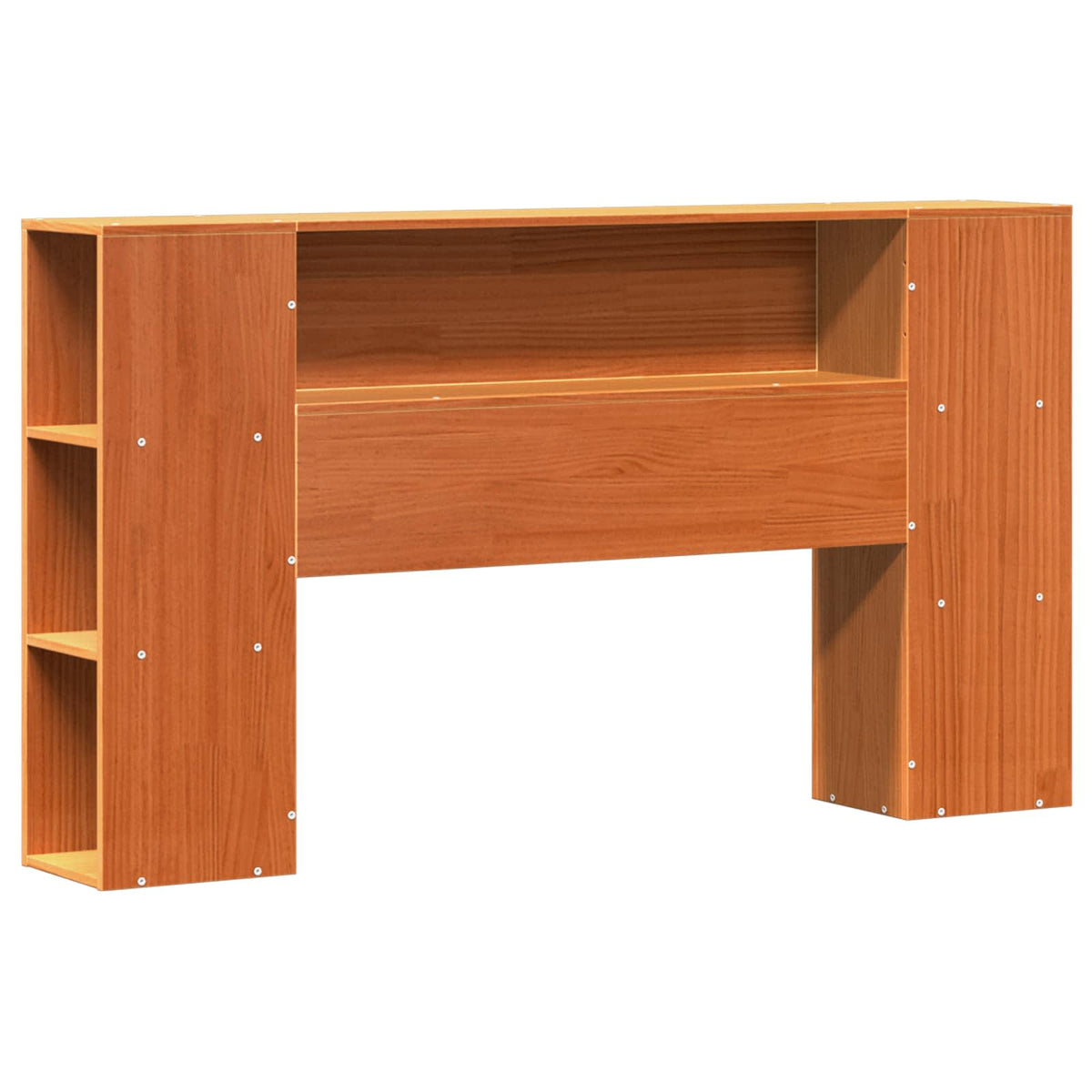 vidaXL Bed Frame with Storage Headboard Wax Brown 150 x 200 cm 3