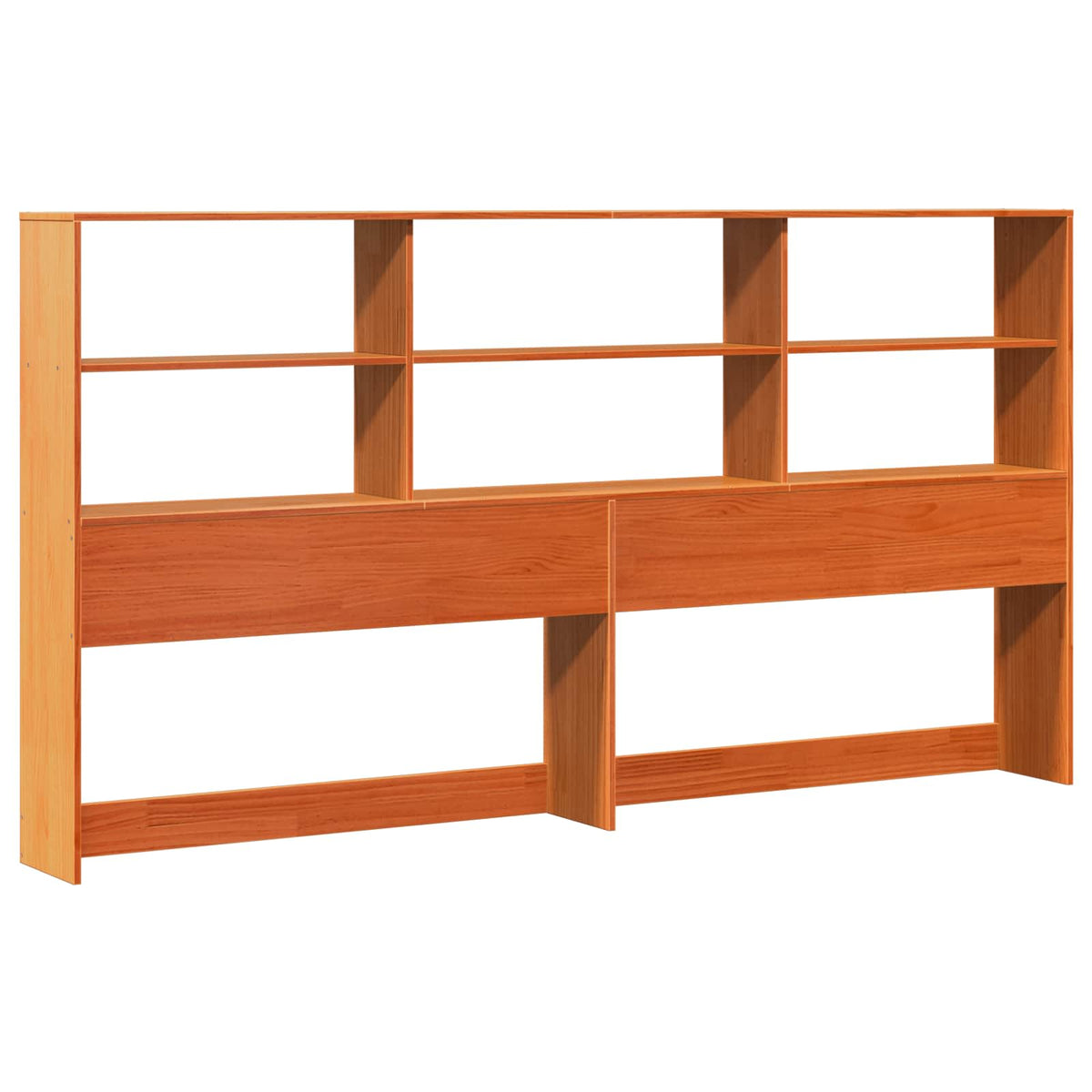 vidaXL Bed Frame with Storage Headboard Wax Brown 180 x 200 cm 3