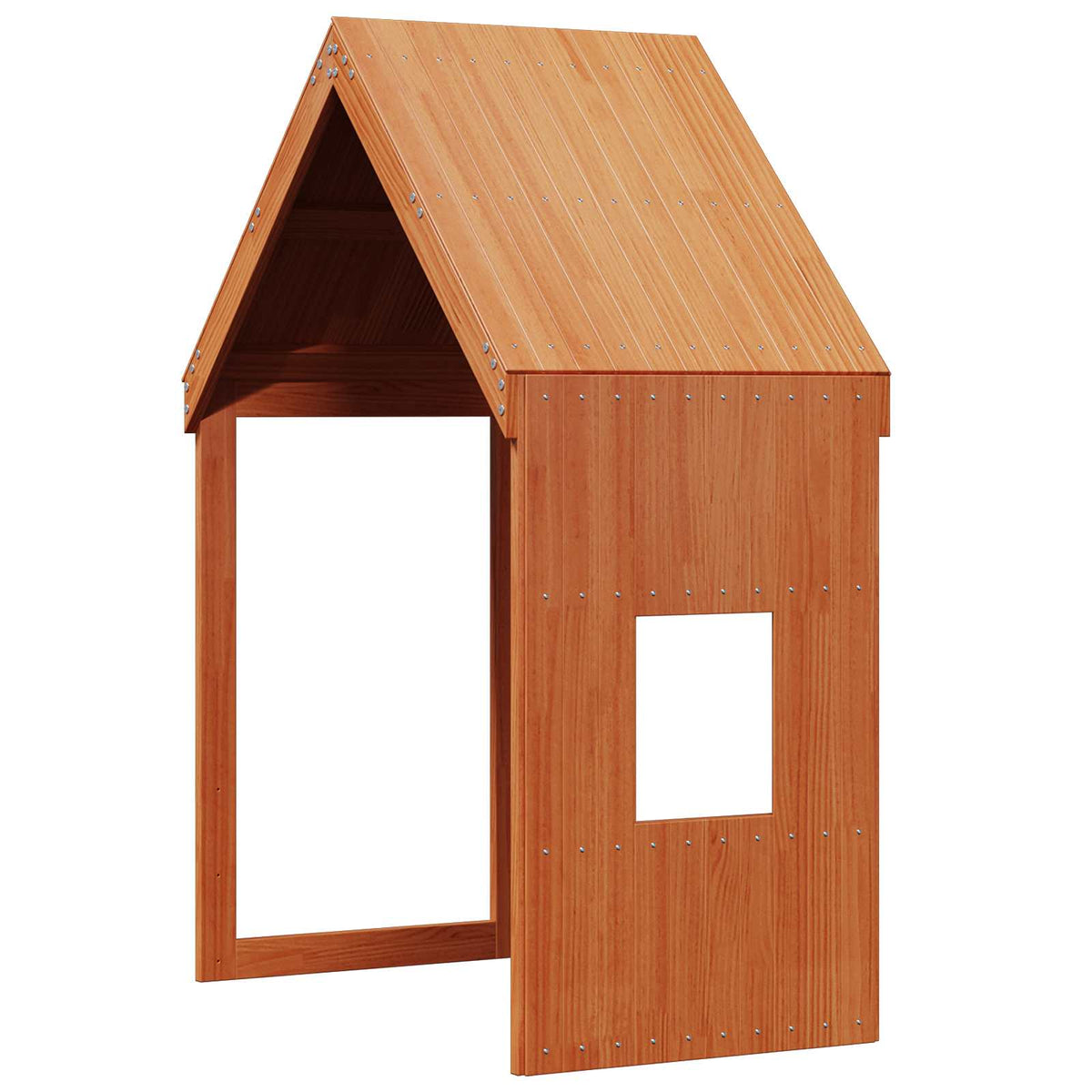 vidaXL Loft Bed Frame Wax Brown 90 x 190 cm Solid Pine Wood 4
