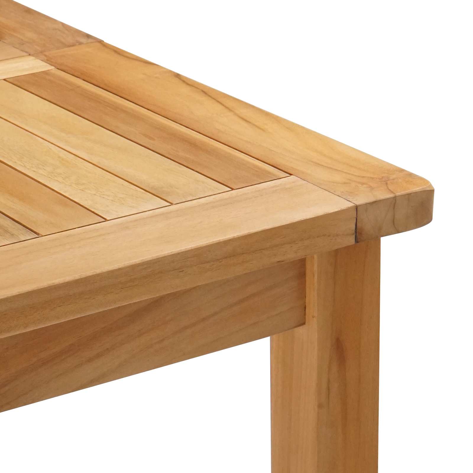 vidaXL Bar Table Natural 150 x 75 x 105 cm Solid Teak Wood 6