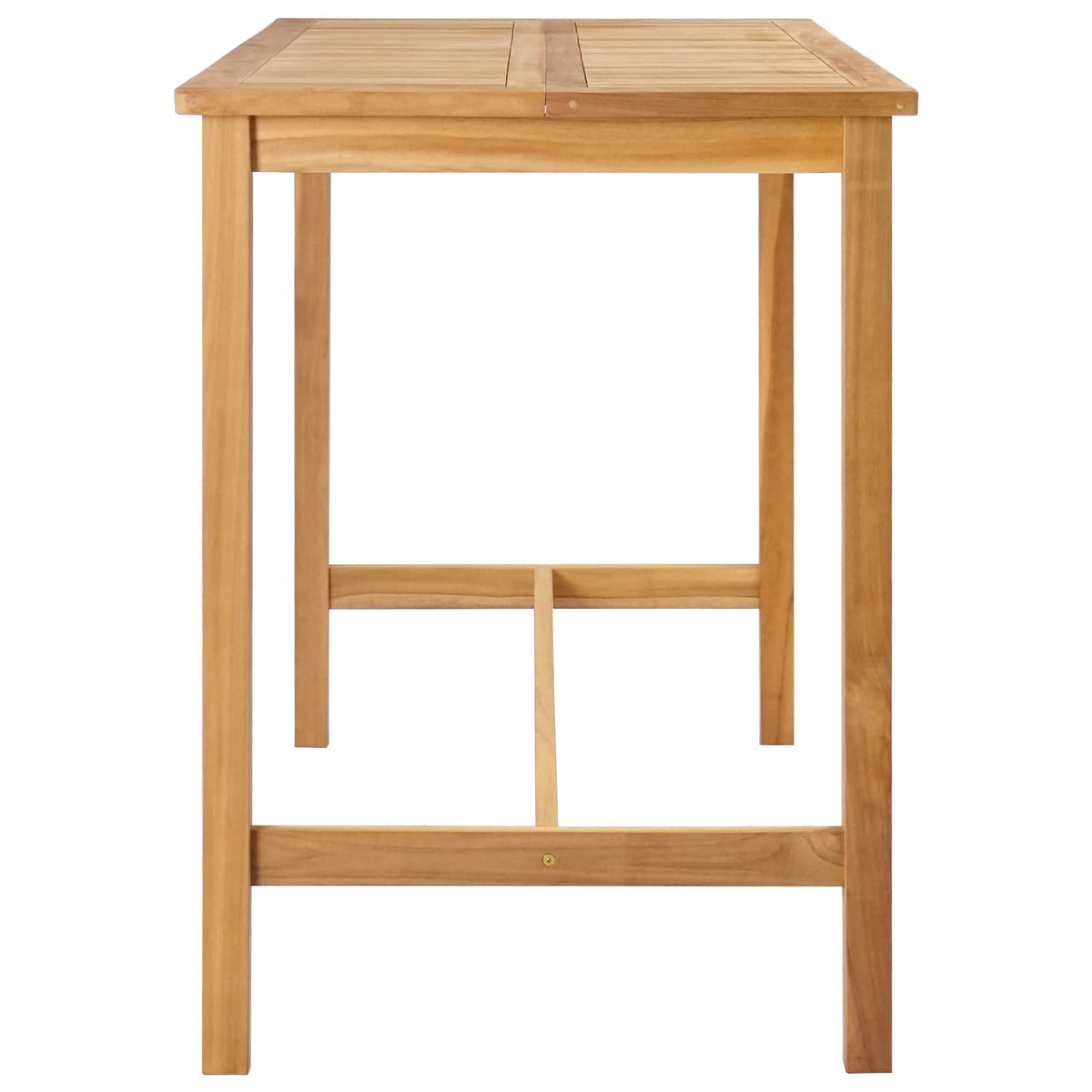 Bar Table Natural Solid-Teak 150 cm 75 cm