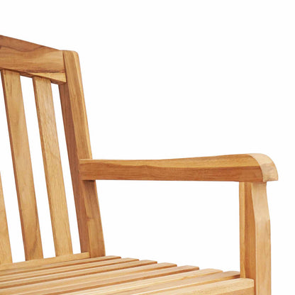vidaXL Handcarved Rose Bench 180 x 61 x 90 cm Solid Teak Wood Natural 6