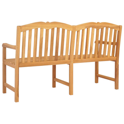 vidaXL Handcarved Shell Bench 150 x 60.5 x 95 cm Solid Teak Wood 5
