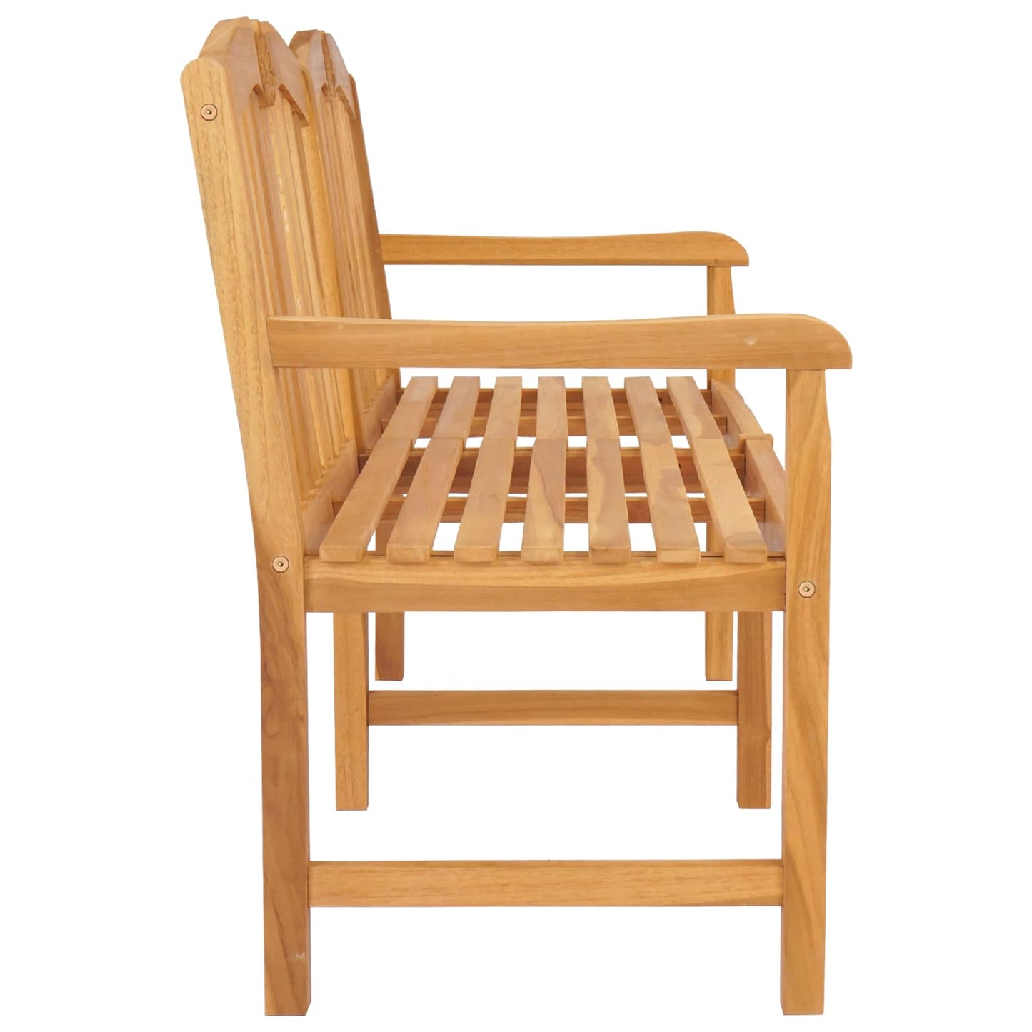 vidaXL Handcarved Shell Bench 150 x 60.5 x 95 cm Solid Teak Wood 4