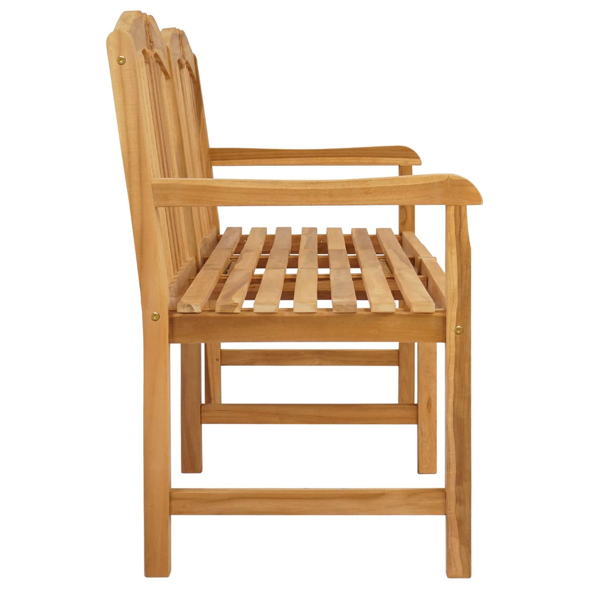 vidaXL Handcarved Shell Bench 155 x 60 x 94 cm Solid Teak Wood Natural 5