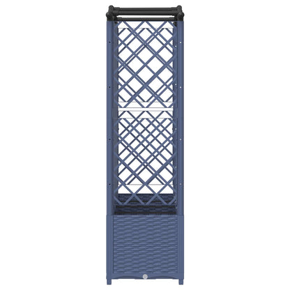 Raised Bed with Trellis and Roof PP Grey with Curved Roof (3 Side trellis) 204 cm 138 cm
