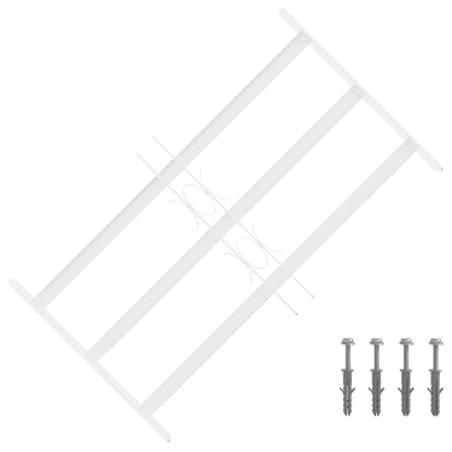 Security Grille for Windows 43-74 cm 3 crossbars 3