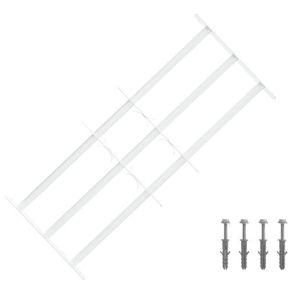 Security Grille for Windows 63-114 cm 3 crossbars 3