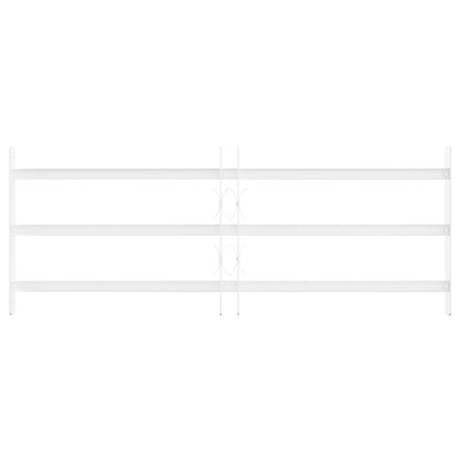 Security Grille for Windows 63-114 cm 3 crossbars 3