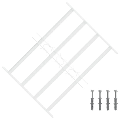 Security Grille for Windows 43-74 cm 4 crossbars 3