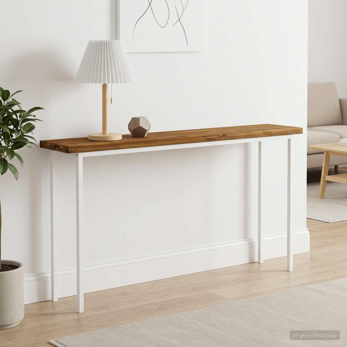 Table Top Natural Rectangular Depth 20 cm 150 cm