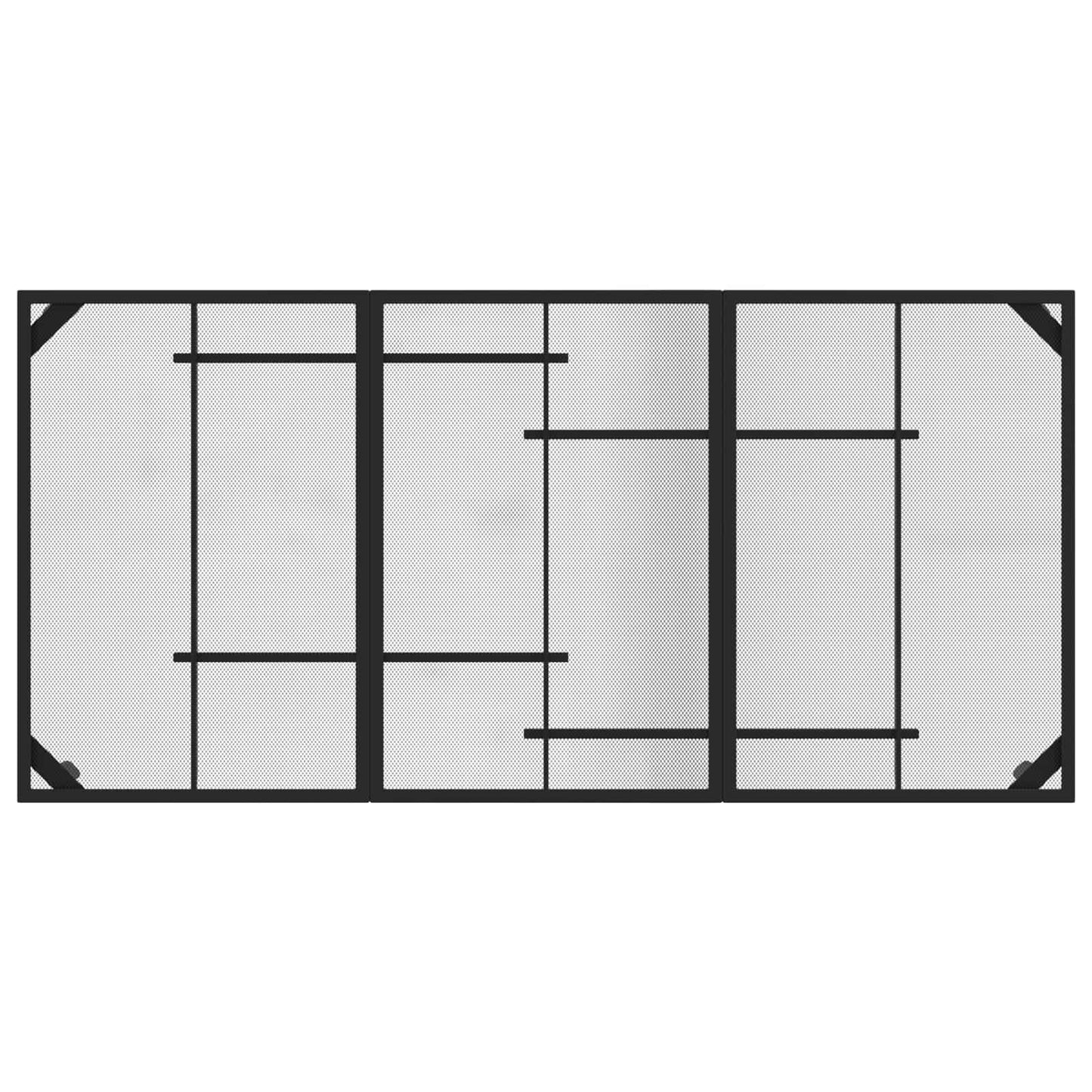 vidaXL Outdoor Furniture Set 5 pcs Anthracite Iron and Steel 6