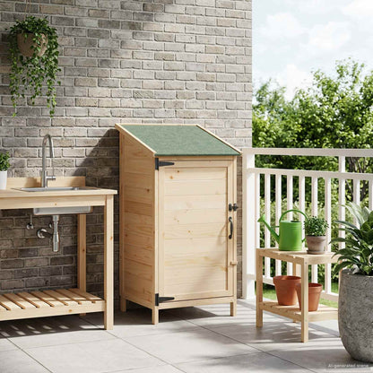 vidaXL Garden Shed Solid Fir Wood