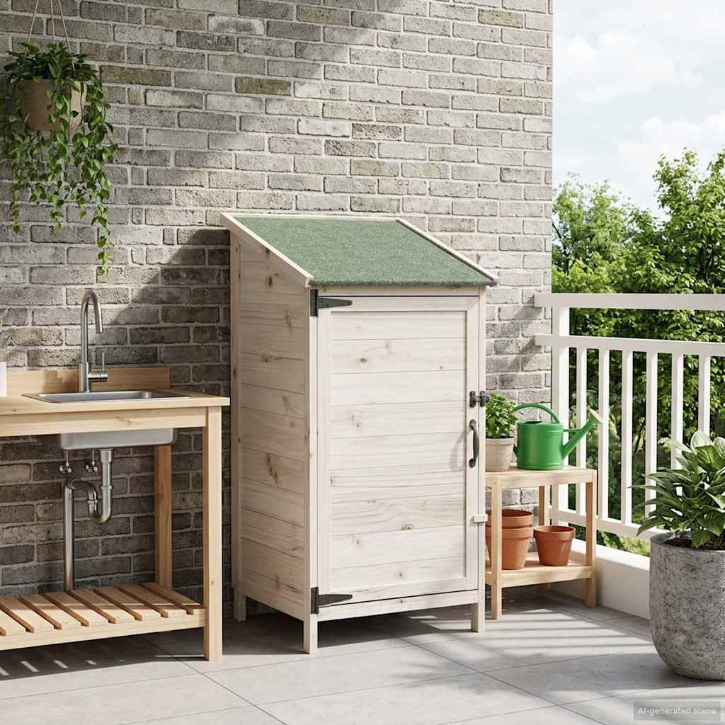 vidaXL Garden Shed Solid Fir Wood