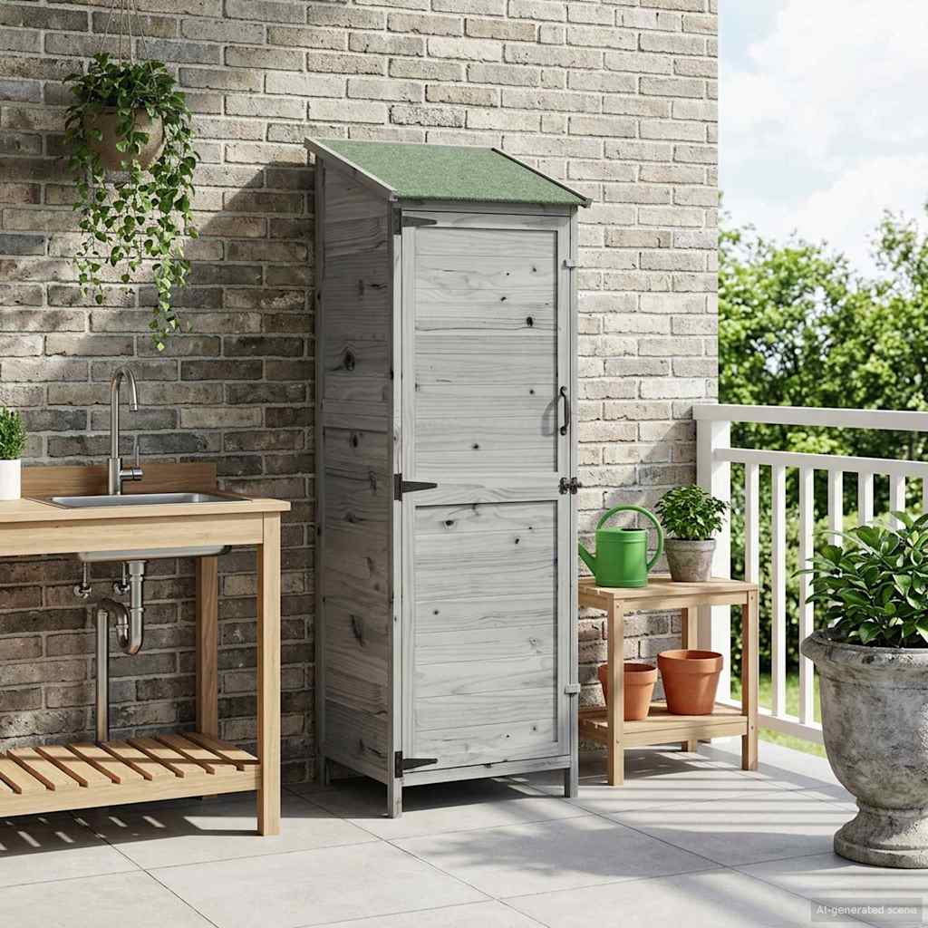 vidaXL Garden Shed Solid Fir Wood