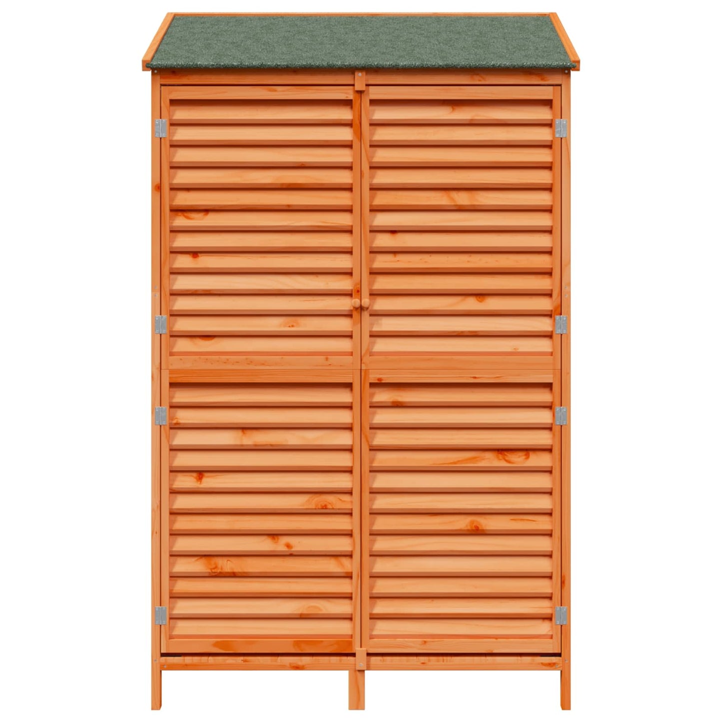 vidaXL Garden Shed Brown 106 x 56 x 176.5 cm Solid Fir Wood 5