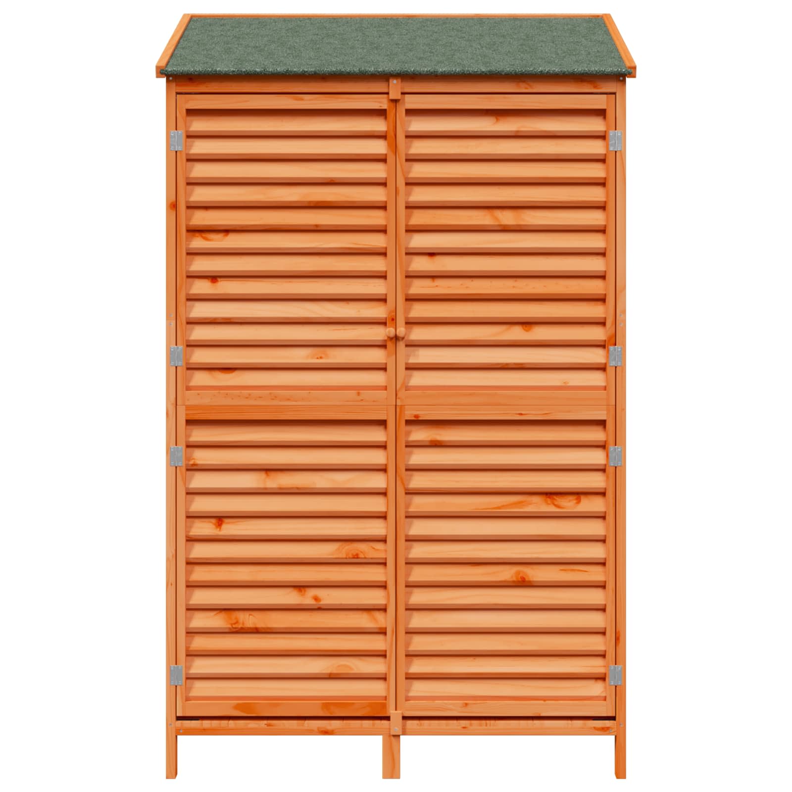 vidaXL Garden Shed Brown 106 x 56 x 176.5 cm Solid Fir Wood 5