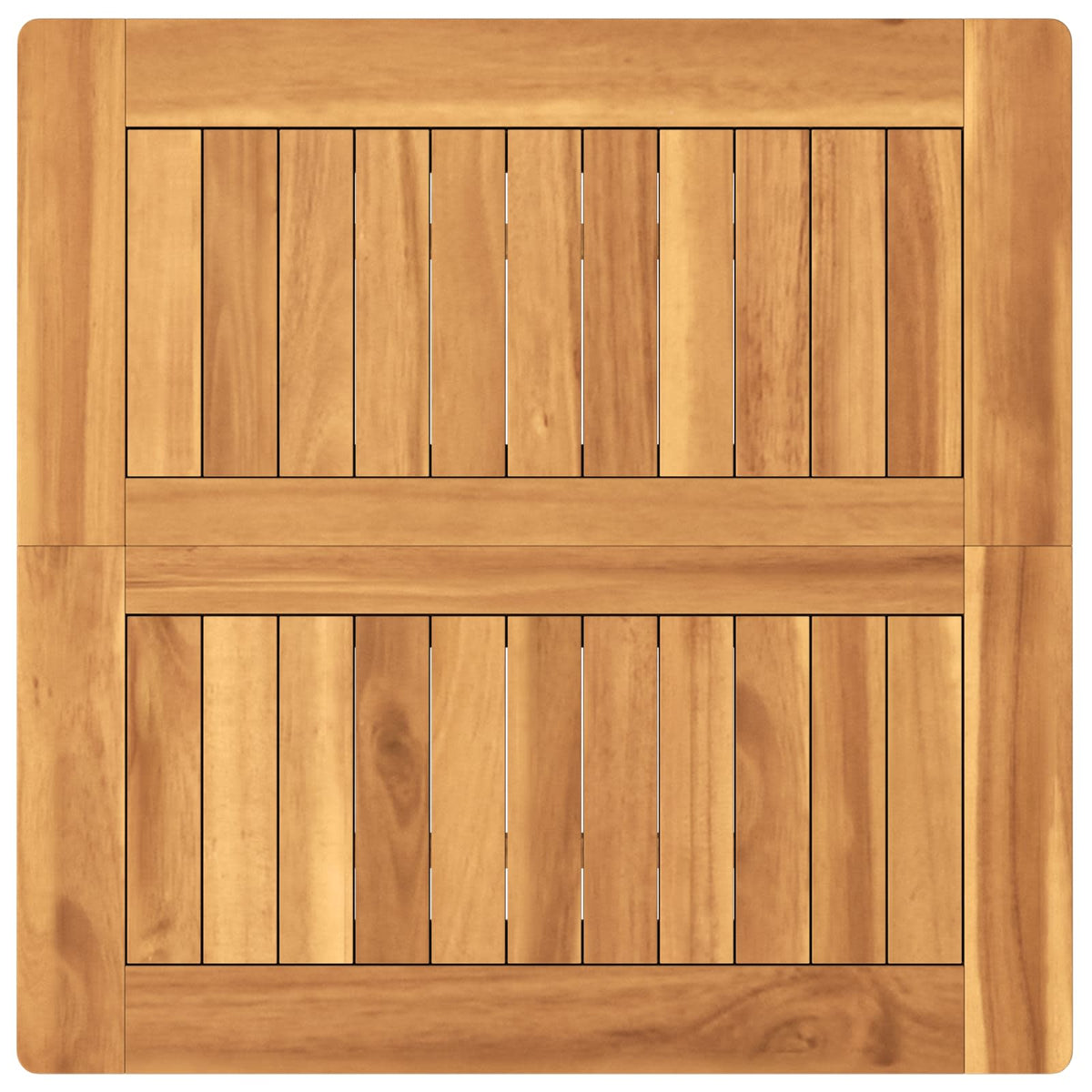 vidaXL Outdoor Bar Set 3 pcs Untreated Solid Teak Wood 5