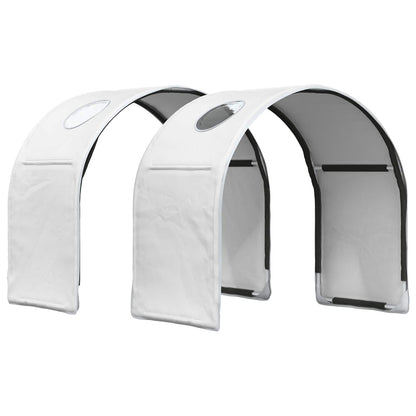 vidaXL Bed with Tunnel with Shelf 3 pcs White Engineered Wood 5