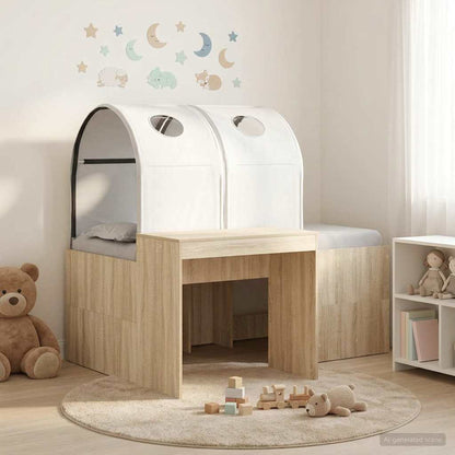 vidaXL Bed with Tunnel 3 pcs Engineered Wood