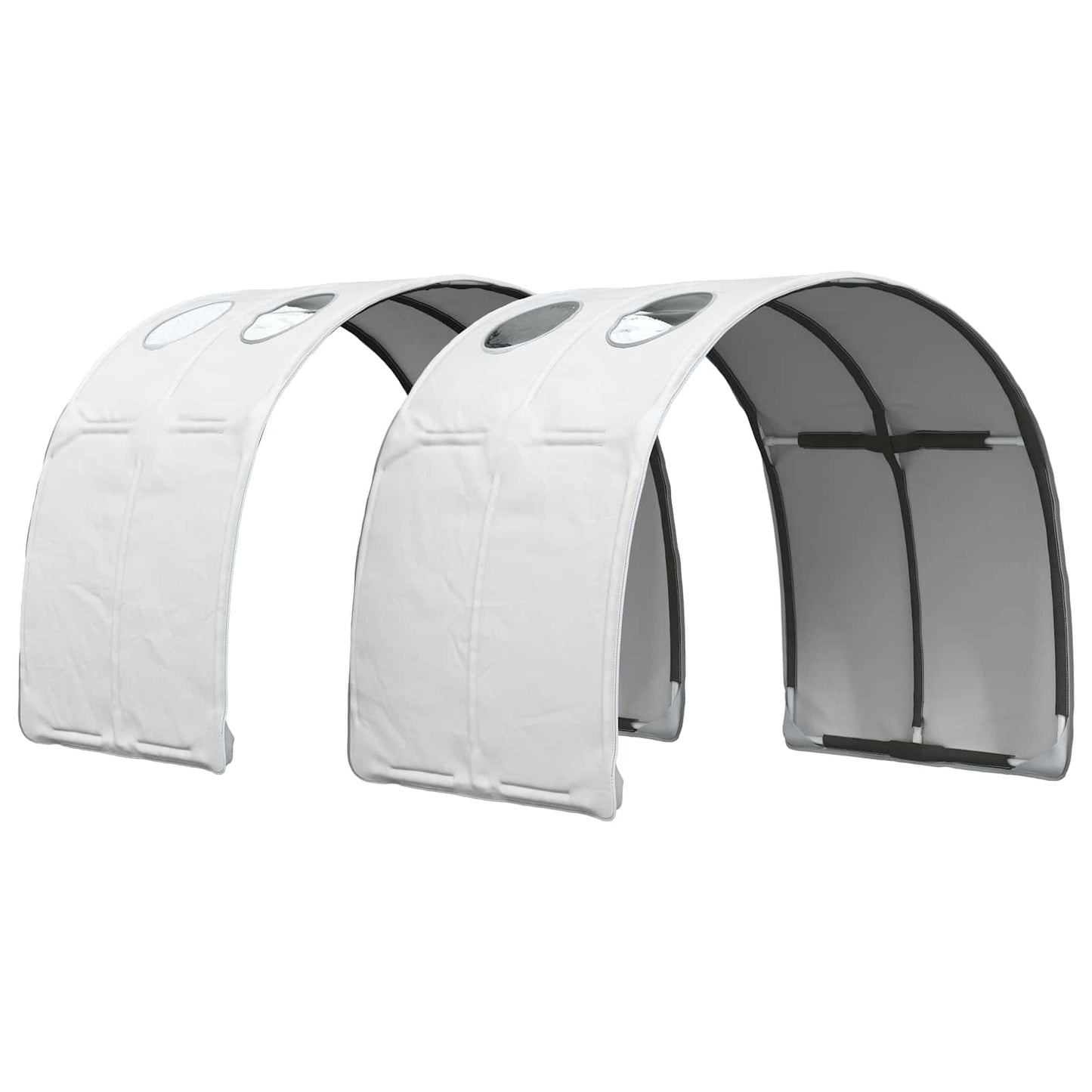 vidaXL Bed with Tunnel 3 pcs White Engineered Wood 5