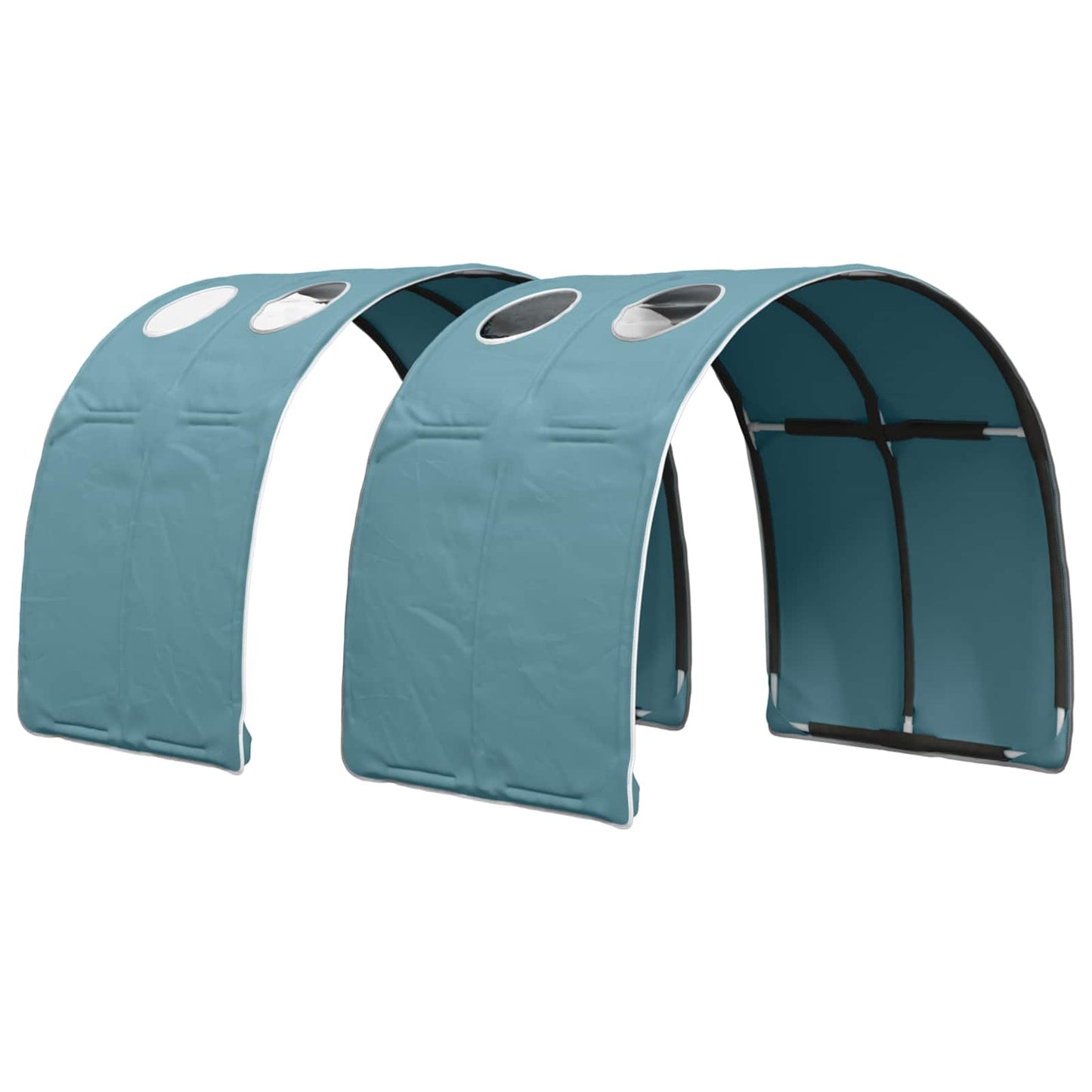vidaXL Bed with Tunnel 3 pcs Sonoma Oak and Light Blue Engineered Wood 5
