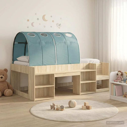 vidaXL Kids'High Bed Frame with Storage 3 pcs Engineered Wood 1